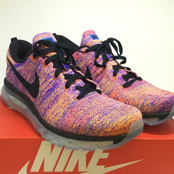 nike airmax Other - Nike Flyknit Air Max Blue/Cncrd-Crimson-Black